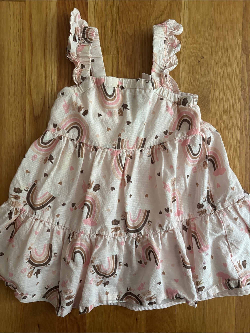 3T Cynthia Rowley Boho Rainbow Dress